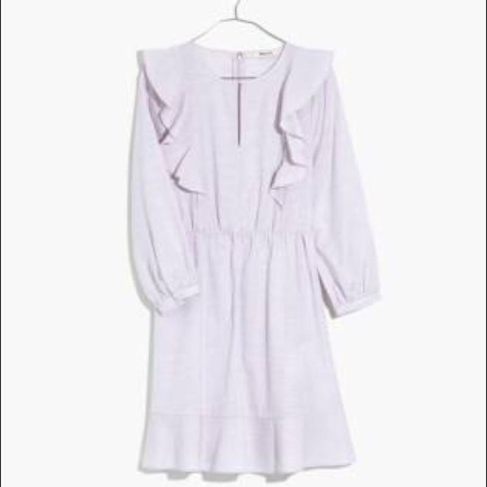 Madewell Ruffle Shoulder Mini Dress